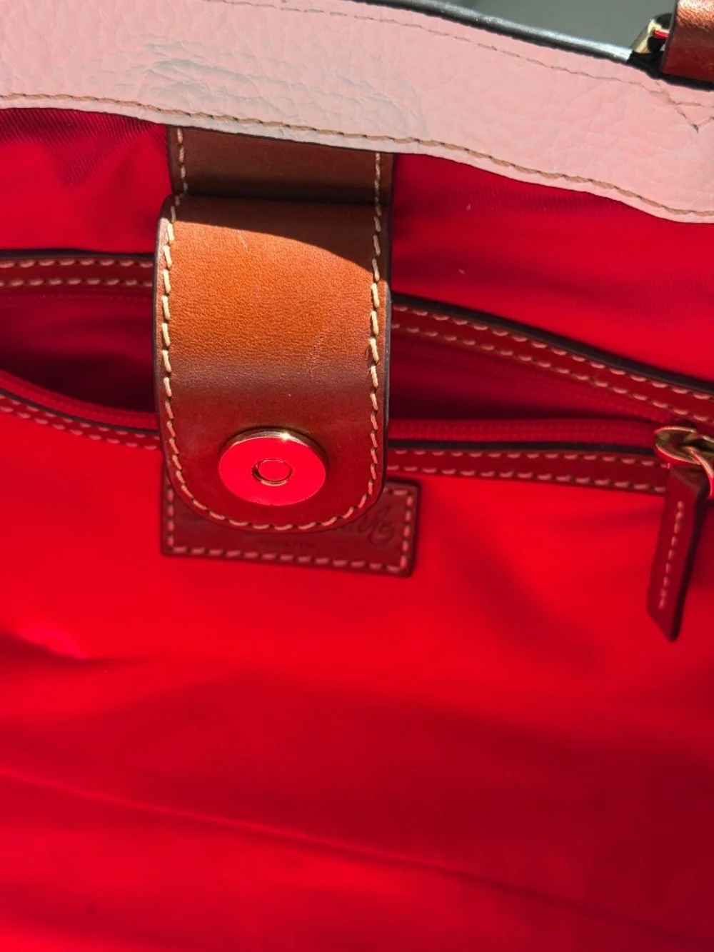 Dooney & Bourke Small Pebble Leather Satchel EUC